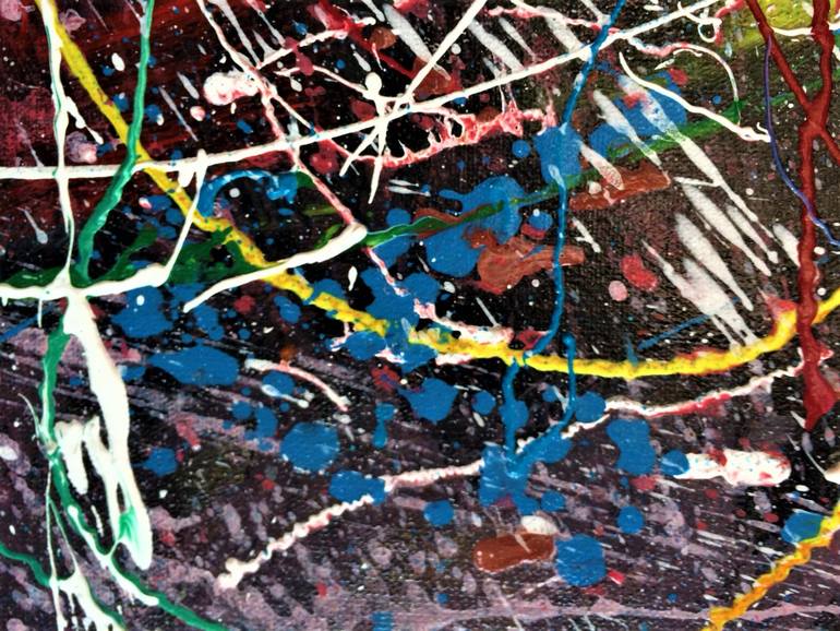 Original Abstract Painting by N B
