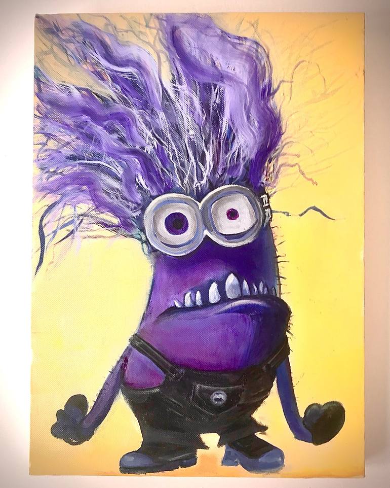 purple minion kevin