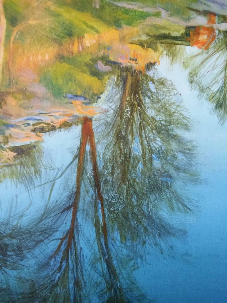 Original Expressionism Landscape Painting by Roman Lytvyn
