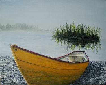 Print of Boat Paintings by Stephen Reid