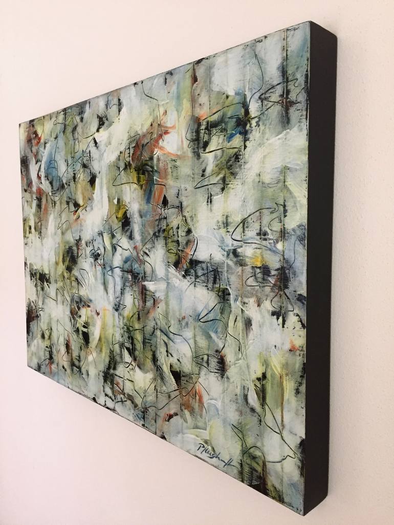 Original Abstract Expressionism Abstract Painting by Mark Pflughoeft