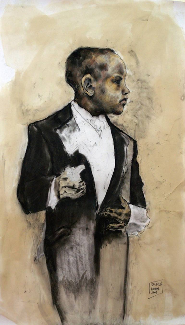 Isaiah I. Drawing By M Moore 