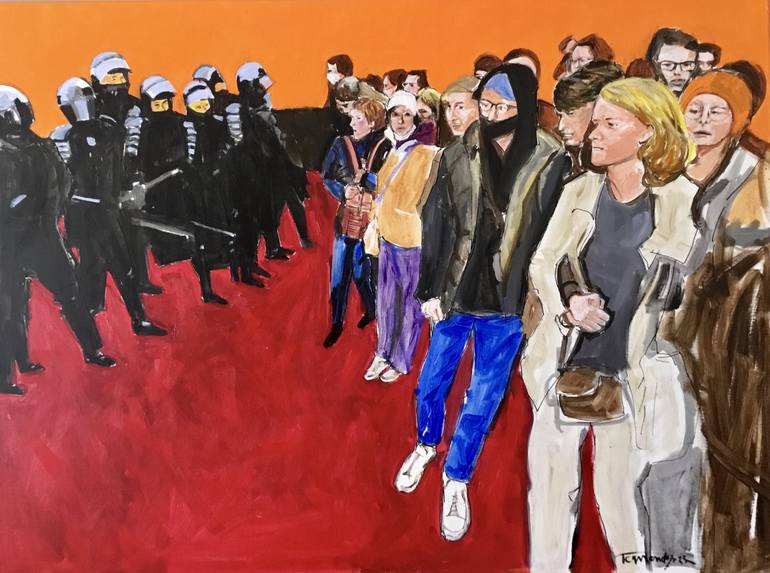 protest art painting