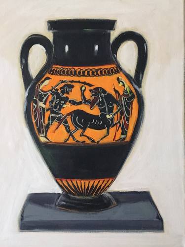 Ancient Medea Greek Vase 530-510 b.c. thumb