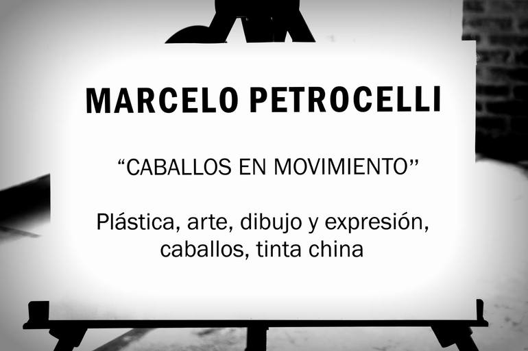 Original Art Deco Animal Drawing by Marcelo Petrocelli