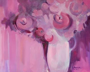 Print of Fine Art Floral Paintings by Nataliia Myronchuk-Didyk