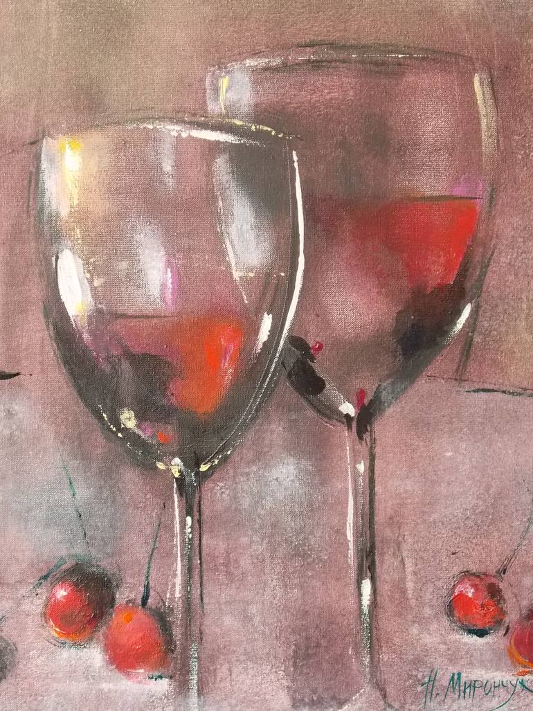 Original Figurative Food & Drink Painting by Nataliia Myronchuk-Didyk