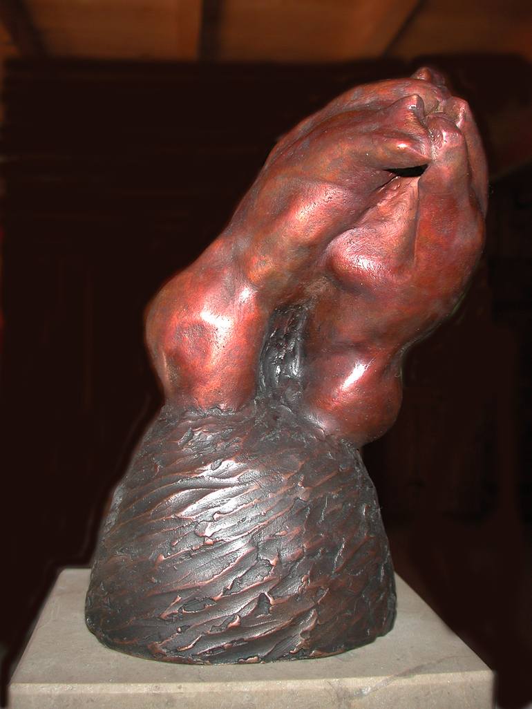 Original Fine Art Body Sculpture by Manesta Art