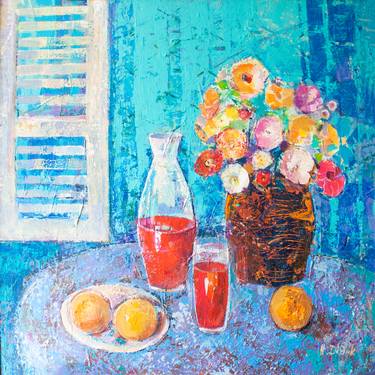 Original Food & Drink Painting by Nadija Bodnar-Didyk