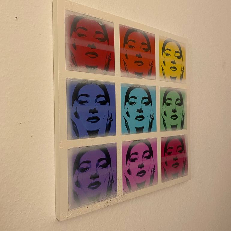 Original Pop Art People Mixed Media by Jerome Cholet