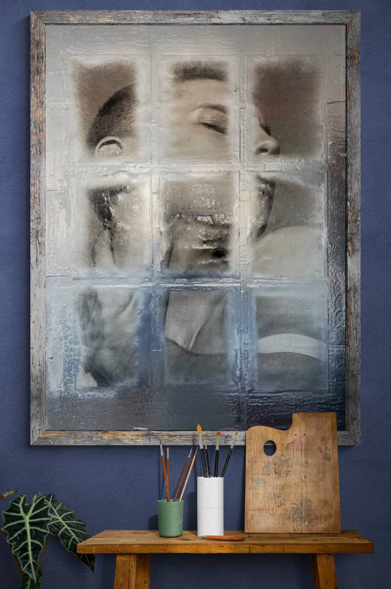 Original Pop Art People Painting by Jerome Cholet