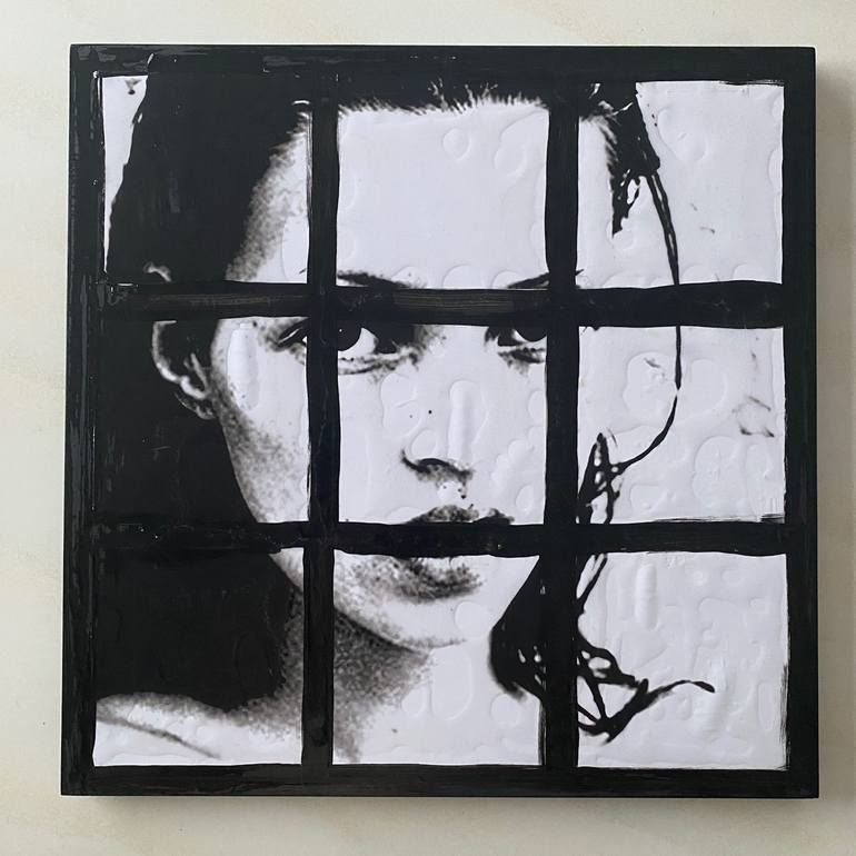 Original Pop Art People Painting by Jerome Cholet