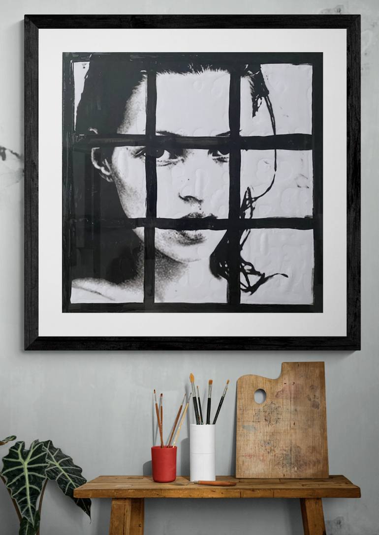 Original Pop Art People Painting by Jerome Cholet