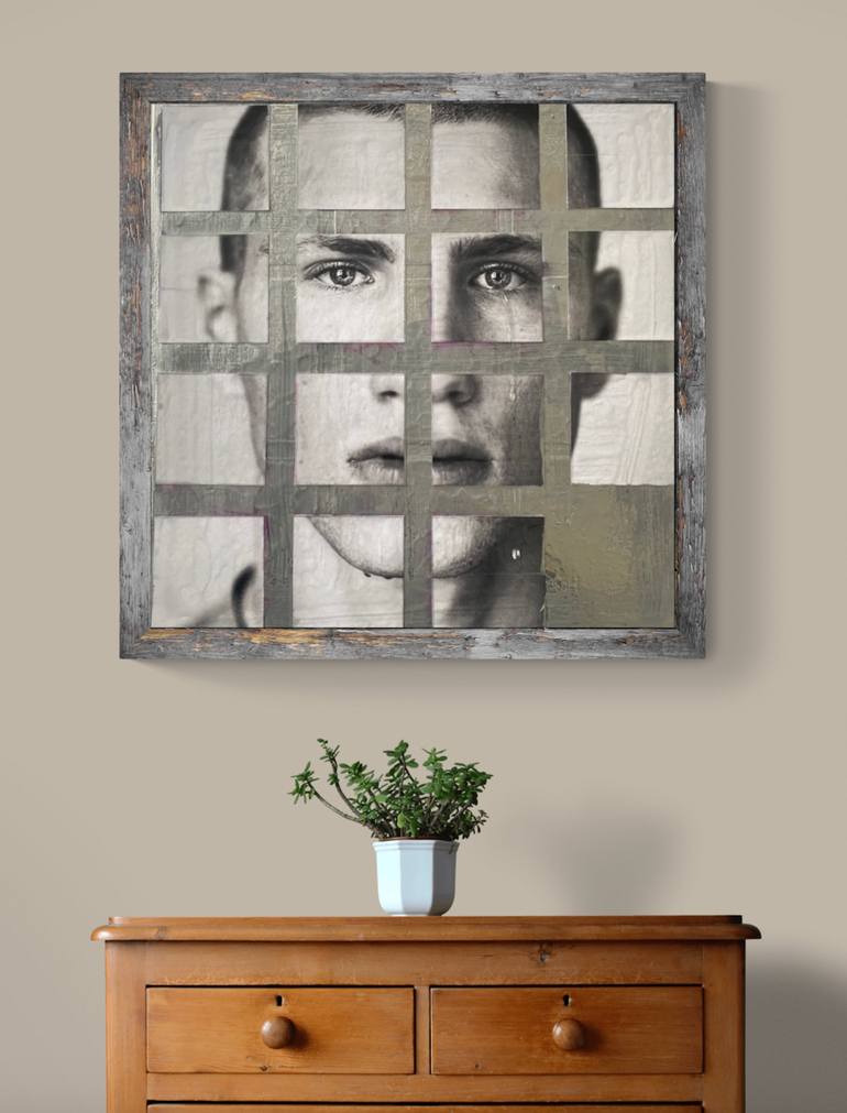 Original Pop Art People Painting by Jerome Cholet