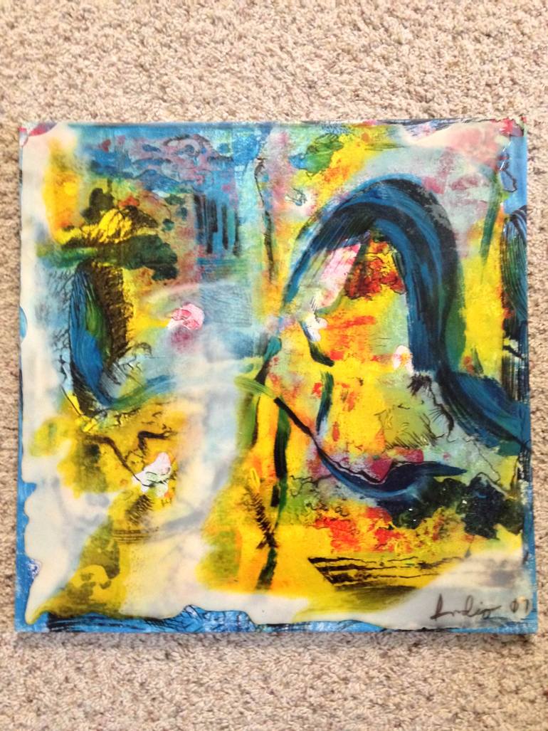 Original Abstract Expressionism Abstract Painting by Colin Indio Scott