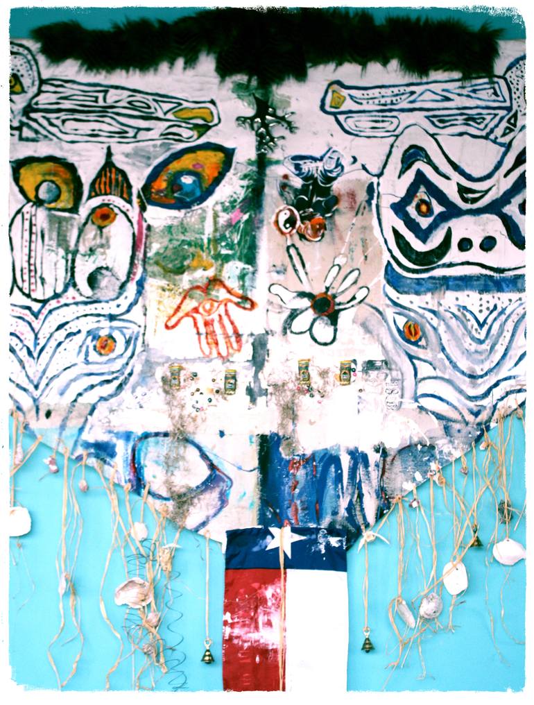 Original Abstract Expressionism Abstract Painting by Colin Indio Scott
