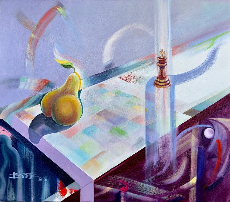 Original Women Painting by Biser Mironov | Abstract Art on Canvas | 08 The appearance of a woman