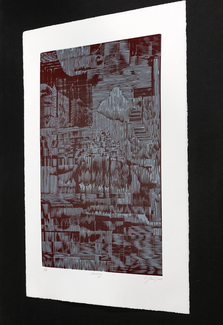 Original Abstract Printmaking by Stefan Osnowski