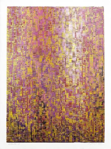 Original Abstract Landscape Printmaking by Stefan Osnowski