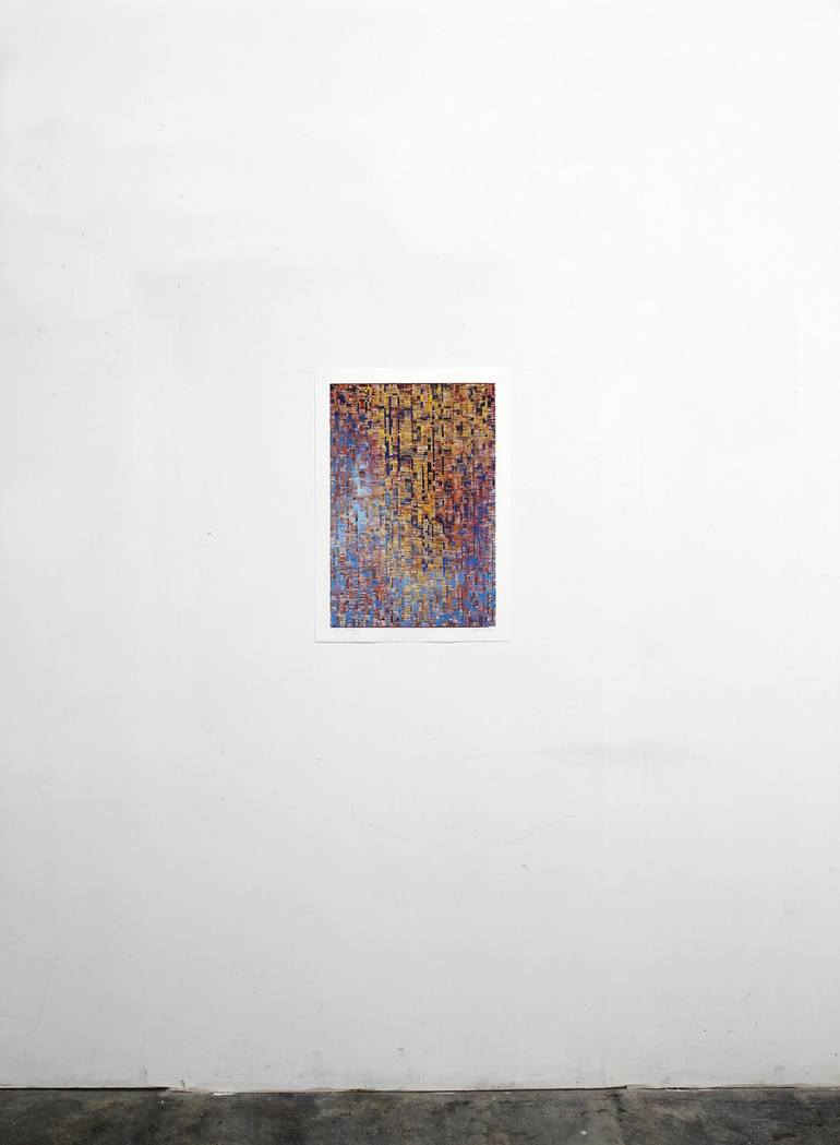 Original Abstract Landscape Printmaking by Stefan Osnowski
