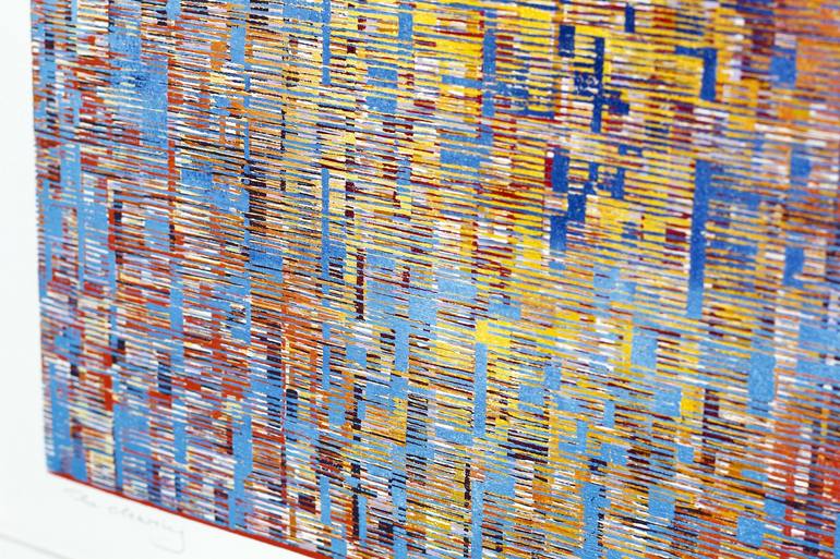 Original Abstract Landscape Printmaking by Stefan Osnowski