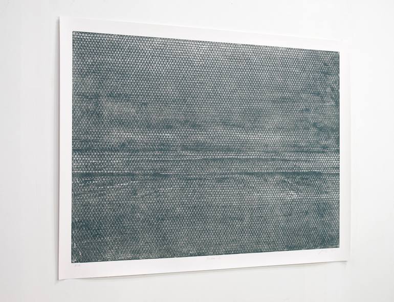 Original Abstract Seascape Printmaking by Stefan Osnowski
