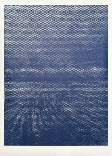 Print of Abstract Seascape Printmaking by Stefan Osnowski
