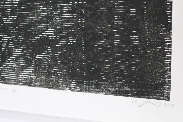 Original Abstract Nature Printmaking by Stefan Osnowski