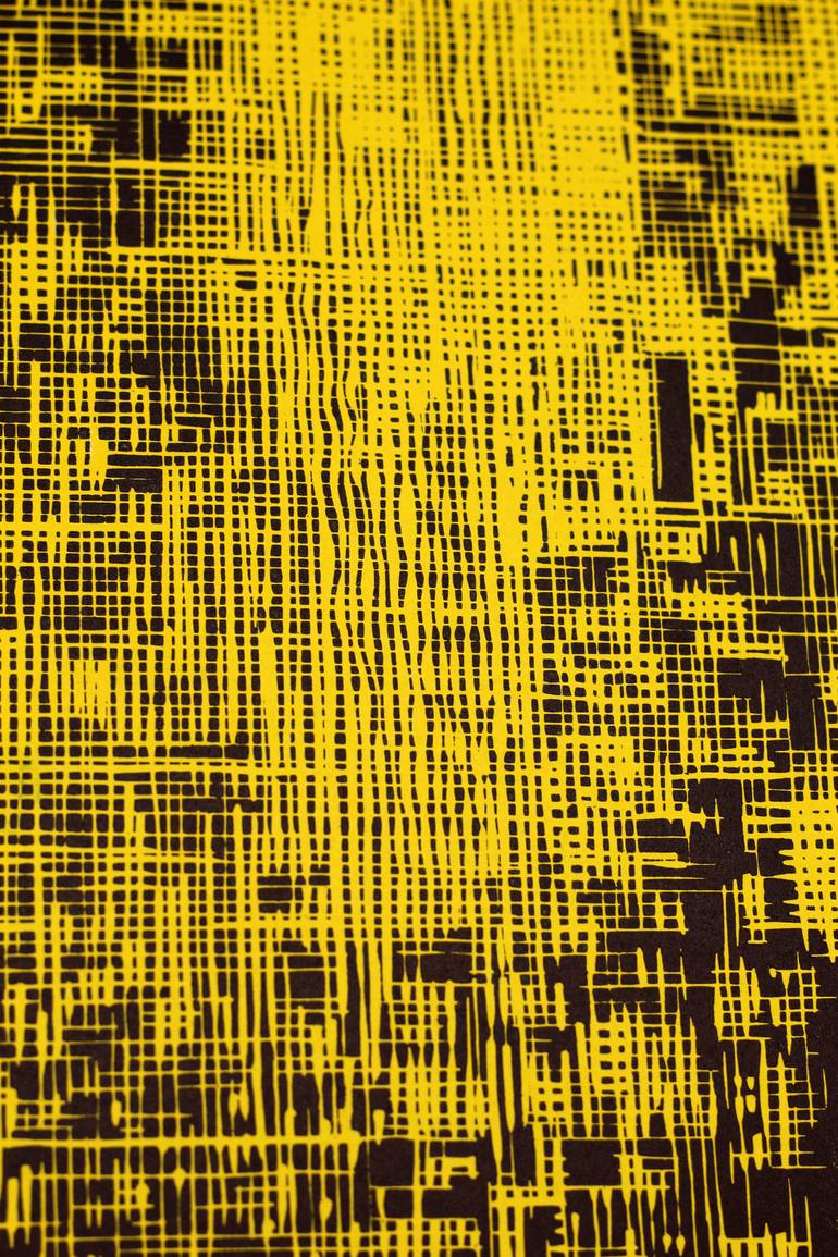 Original Abstract Landscape Printmaking by Stefan Osnowski