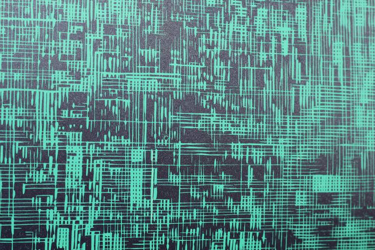 Original Abstract Landscape Printmaking by Stefan Osnowski