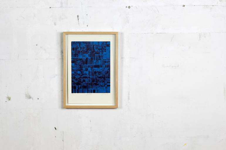 Original Abstract Landscape Printmaking by Stefan Osnowski