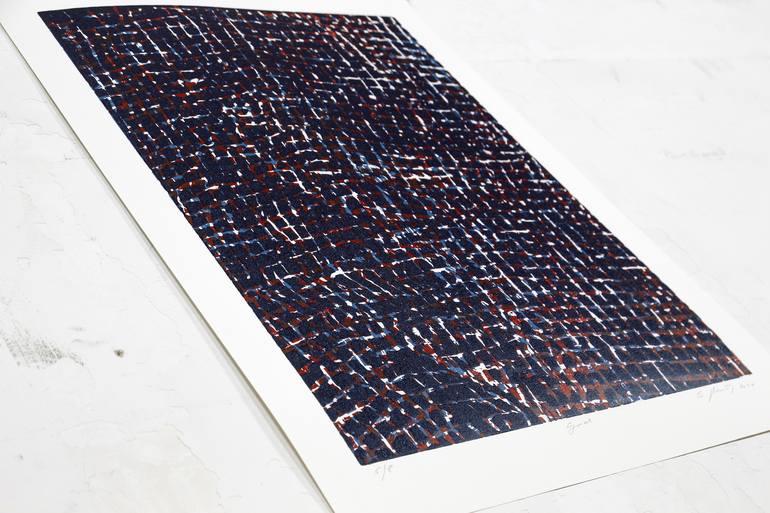 Original Abstract Printmaking by Stefan Osnowski