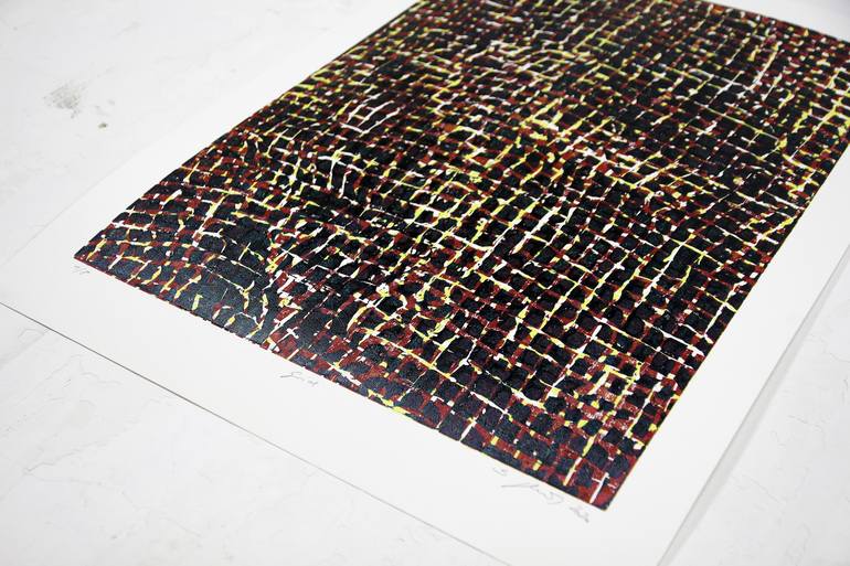 Original Abstract Printmaking by Stefan Osnowski