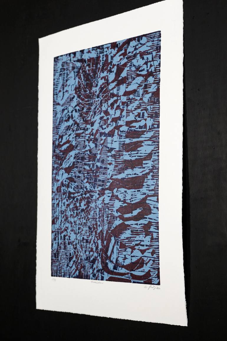Original Expressionism Abstract Printmaking by Stefan Osnowski