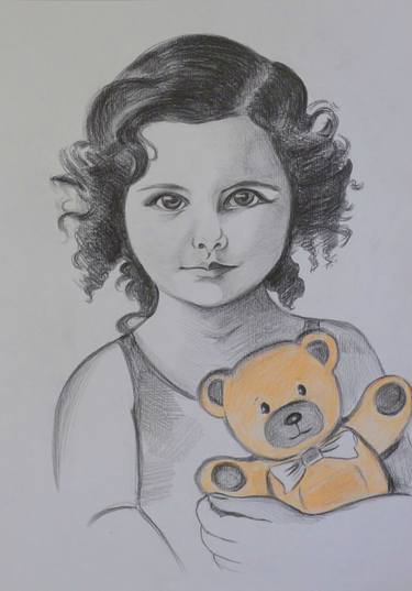 Original Children Drawing by Natalya Savostyanova