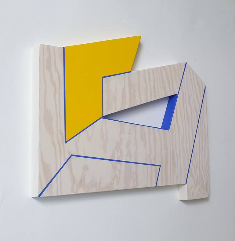 Original Abstract Geometric Sculpture by Pia Løye