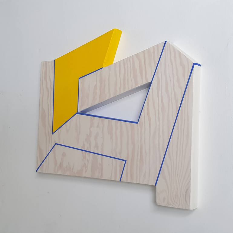 Original Abstract Geometric Sculpture by Pia Løye