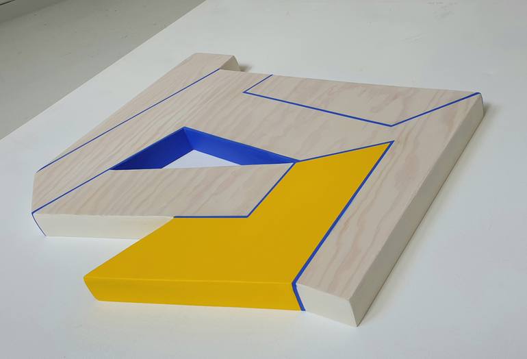 Original Abstract Geometric Sculpture by Pia Løye