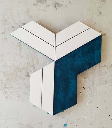 Original Minimalism Geometric Paintings by Pia Løye