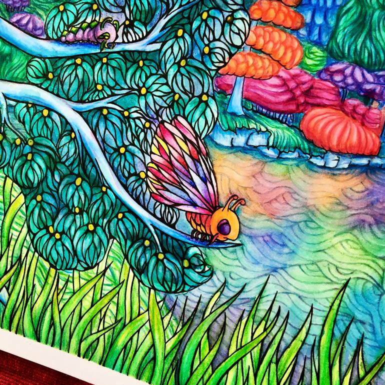 Original Illustration Fantasy Drawing by Jessica Mcgrath