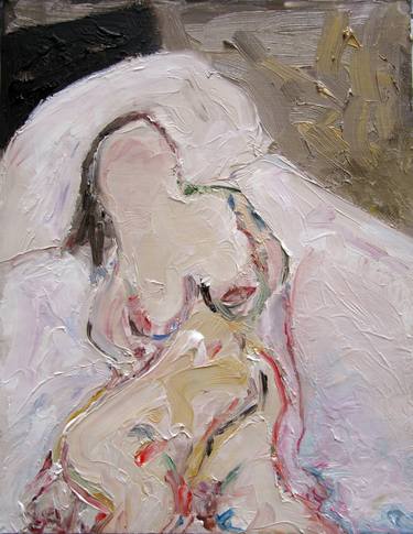 Print of Portraiture Nude Paintings by Fabienne Jenny Jacquet