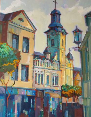 Print of Figurative Cities Paintings by Ivan Didyk