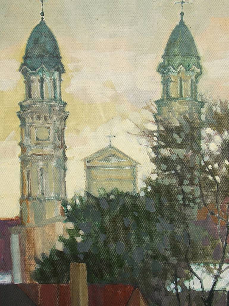 Original Architecture Painting by Ivan Didyk
