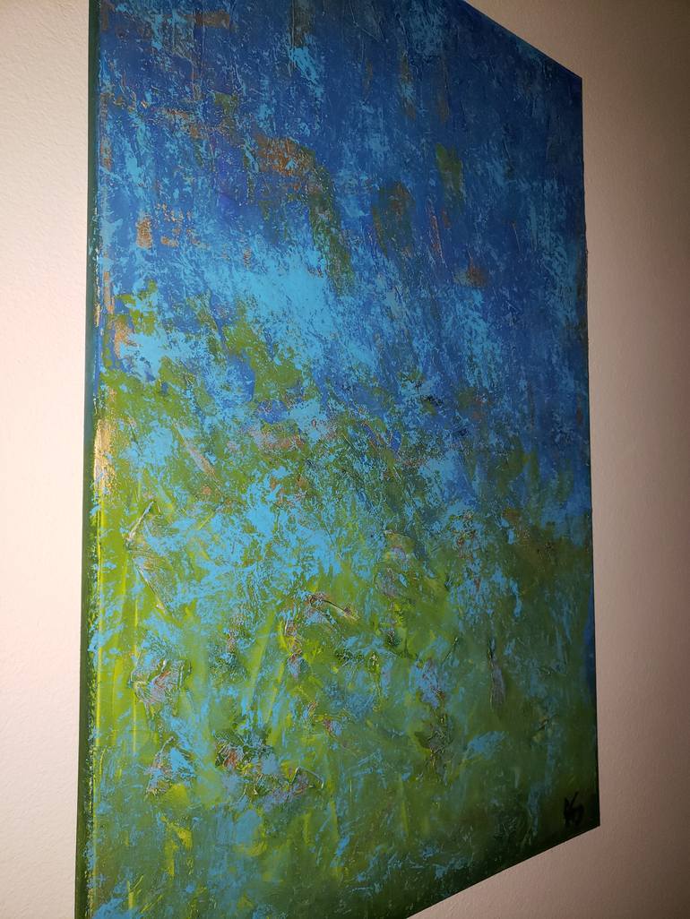 Original Abstract Expressionism Abstract Painting by Amanda Sewell