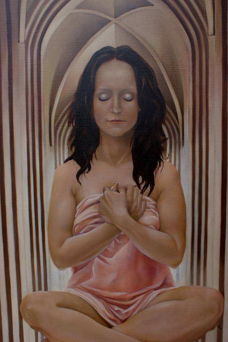 Original Figurative Religious Painting by Bianca Van Baast