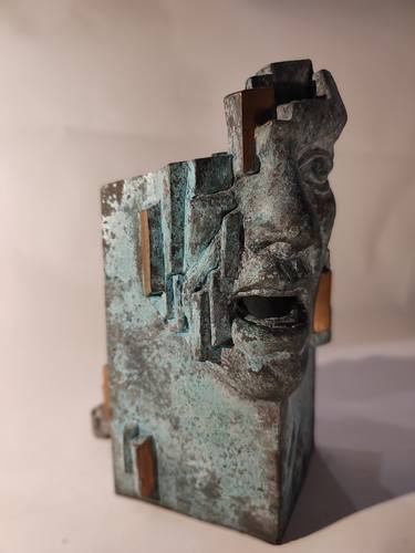 Original Surrealism Abstract Sculpture by Szymon Dajnowicz