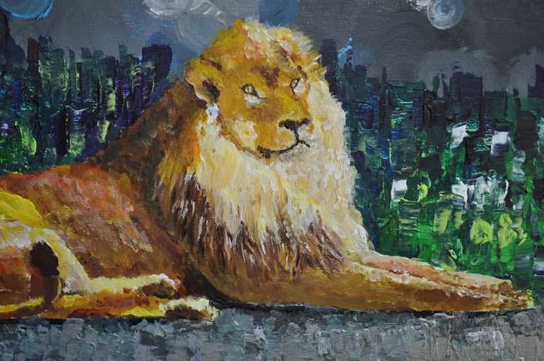 Original Animal Painting by Ajay Kothari