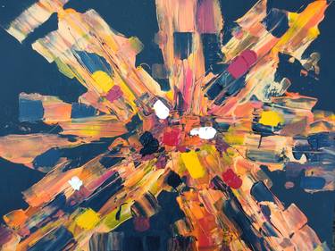 Original Abstract Expressionism Abstract Paintings by Ajay Kothari