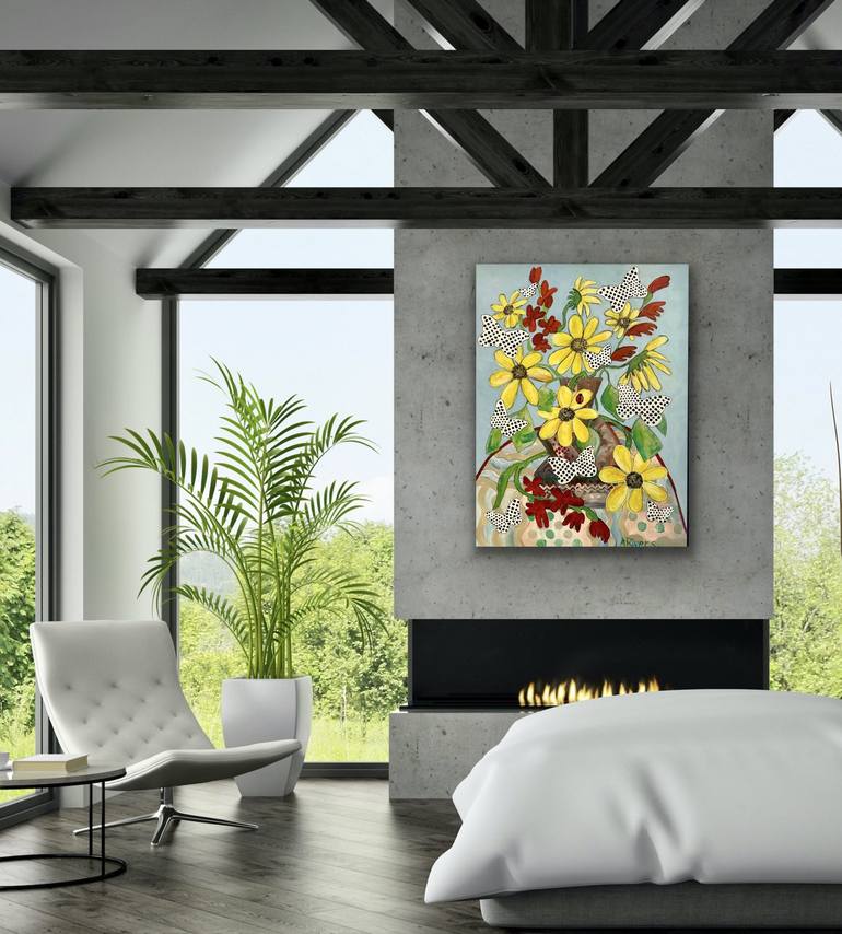 Original Floral Painting by Annette Rivers