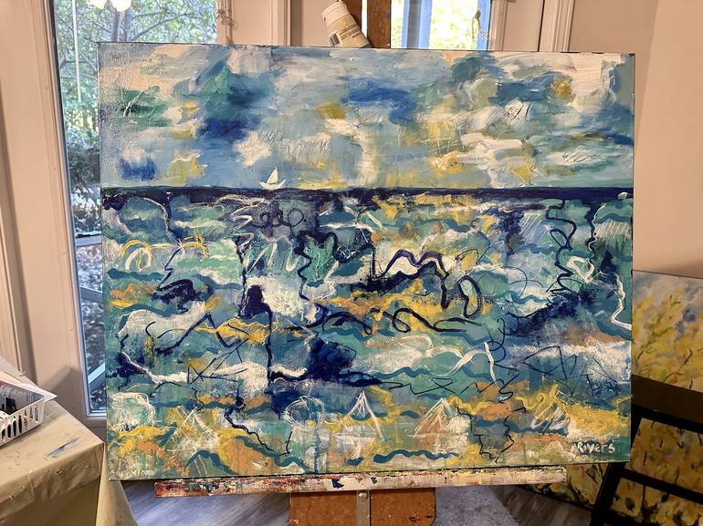 Original Abstract Painting by Annette Rivers